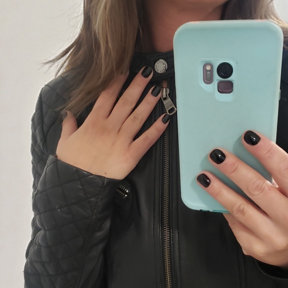 Leather jacket